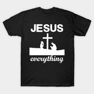 Jesus Over Everything, Awesome and Cool Christian Gift T-Shirt